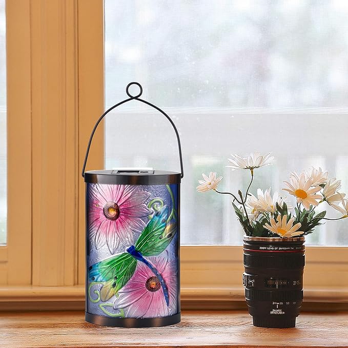 Dragonfly Solar Lanterns, Waterproof LED Patio Lights