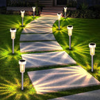 Solar Pathway Lights 8-Pack, Walkway LED