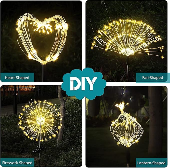 2-Pack Solar Landscape Lights for Garden