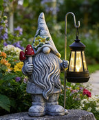 Solar Gnome Statue Light, Yard Decor