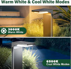 Solar Yard Path Lights 4-Pack, Waterproof