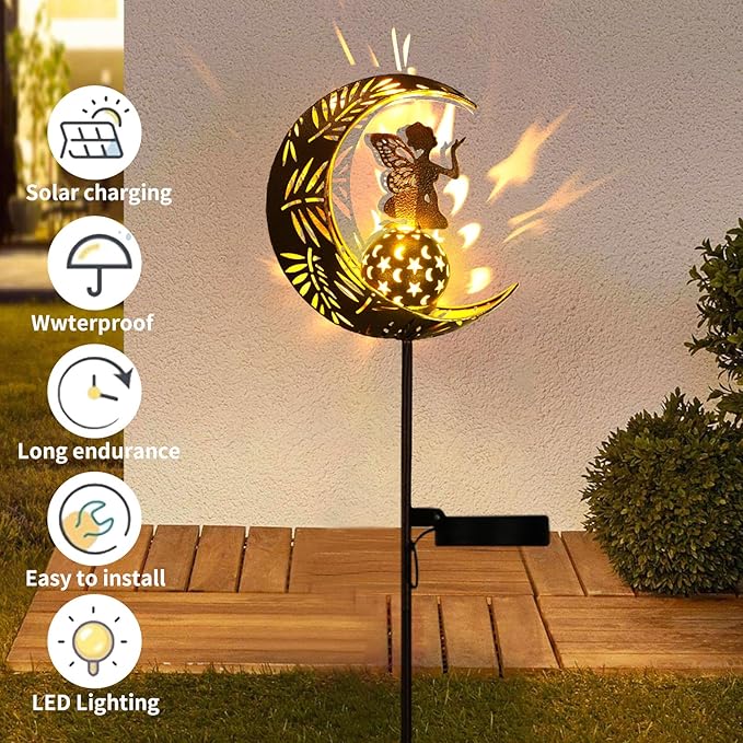 Solar Yard Path Lights, Waterproof