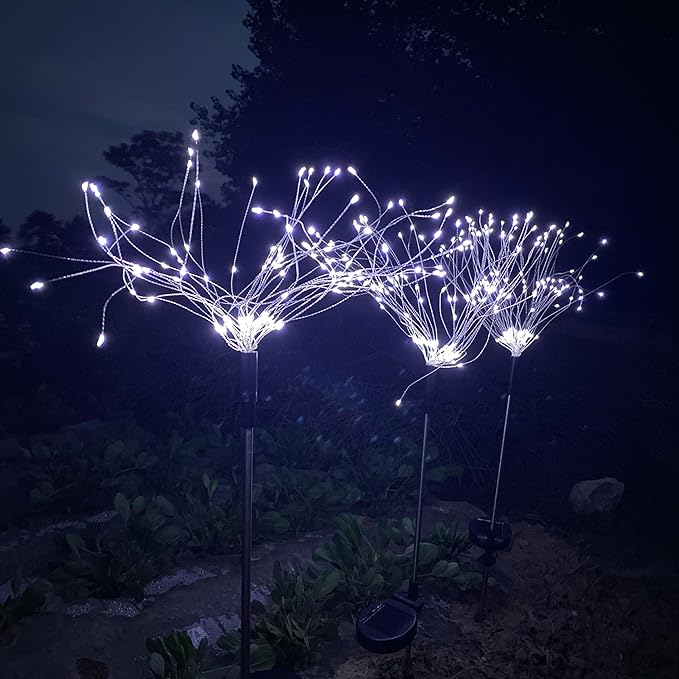 Solar Driveway Path Lights 2-Pack, Waterproof