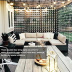 6ft LED Patio String Lights, Waterproof Outdoor