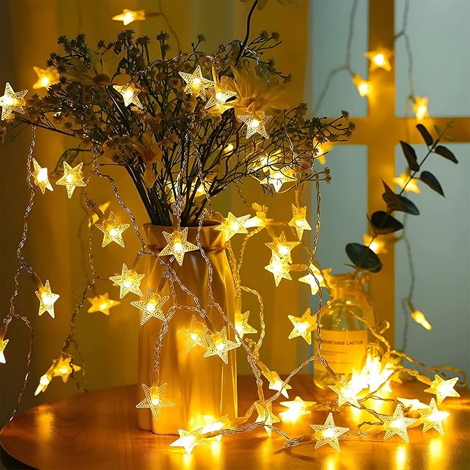 Christmas String Lights, 20ft 40 LED Waterproof Twinkle Lights