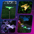 Solar Pathway Lights 3-Pack, Yard LED