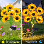 4-Pack Solar Path Lights, Outdoor Yard LED