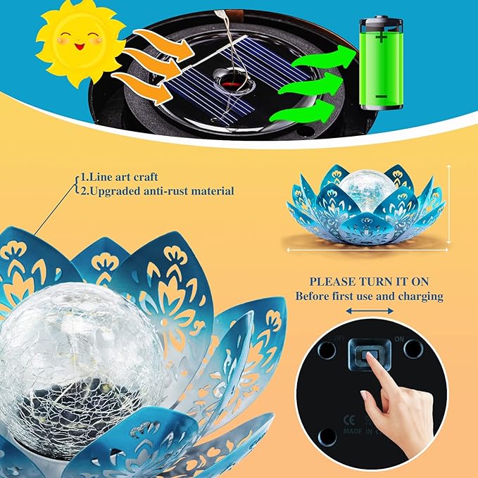 Solar Driveway Path Lights, Waterproof