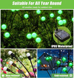 4-Pack Solar Pathway Lights, Waterproof LED Garden Lights