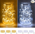 6-Pack Christmas String Lights, 7ft 20 LED Waterproof Twinkle Lights