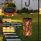 Hummingbird Solar Porch Lanterns, Elegant Waterproof LED