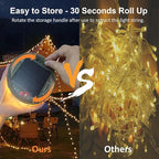 Outdoor String Lights, 4ft Waterproof LED