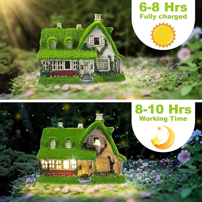 Solar Garden Statue Light, Yard Decor