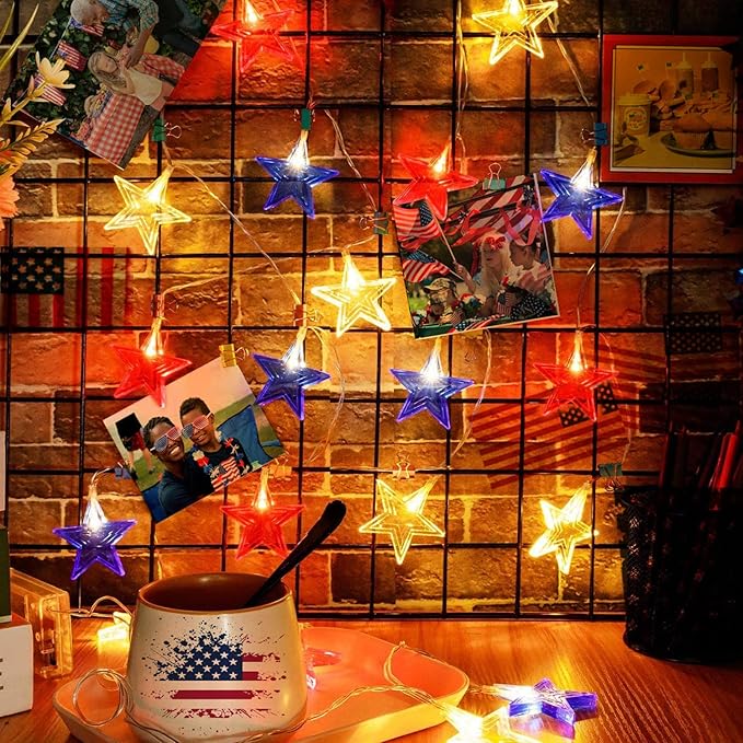 Patio String Lights, 10ft Weatherproof LED