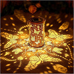 Butterfly Solar Lantern Set, Classic Yard Lighting