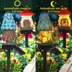 2-Pack Solar Landscape Lights for Driveway