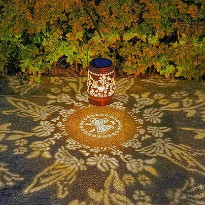 Large Solar Lanterns Outdoor Waterproof Butterfly Birthday Gifts for Women Men, Metal Hanging Solar Lantern Lamp for Yard, Lawn, Patio, Backyard, Butterfly Garden Decor Outside