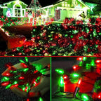 2-Pack Christmas String Lights, 17ft 50 LED Waterproof Twinkle Lights
