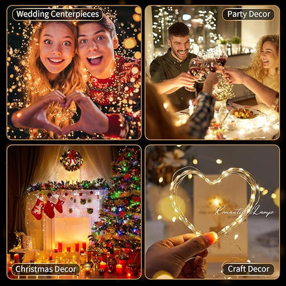 Christmas Fairy Lights 30-Pack, 7ft 20 LED Battery Twinkle Lights