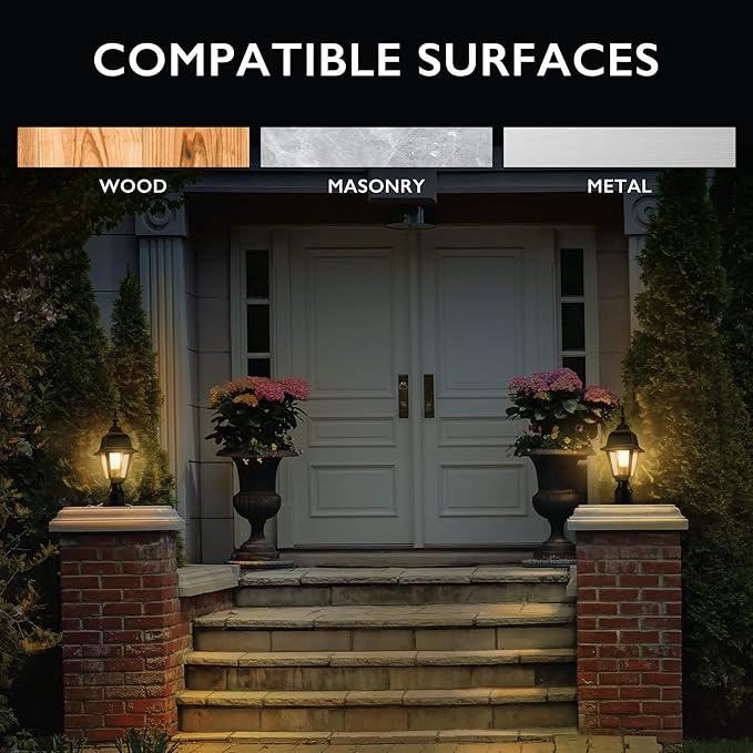 Design House 588004-BRZ Standard 3-Inch Fitter Outdoor Pier Base Accessory Mount Post Light Base for Deck Porch Patio Aluminum Bronze