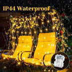 2-Pack 134ft Christmas LED String Lights, Waterproof Timer Lights