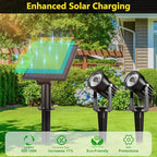 Solar Spotlights, Waterproof Landscape LED
