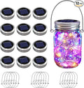 12-Pack Multicolor Backyard String Lights, Weatherproof LED