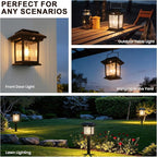 6-Pack Solar Pathway Lights, IP65 Waterproof LED Garden Lights