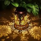 Solar Sunflower Lanterns, Porch Hanging LED Decor