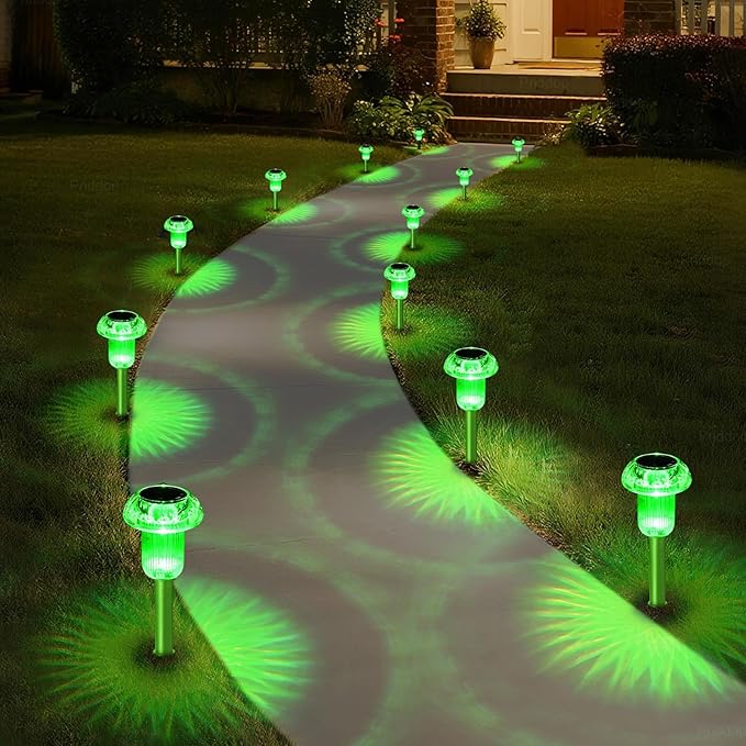 8-Pack Solar Landscape Lights for Garden