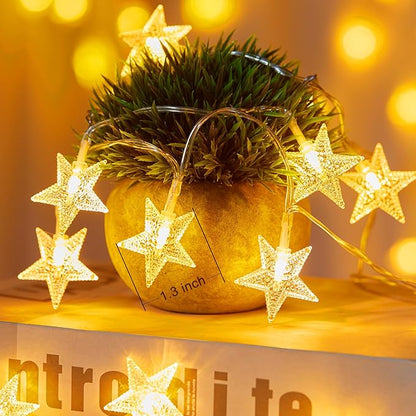 17ft Warm White String Lights for Backyard, Waterproof LED