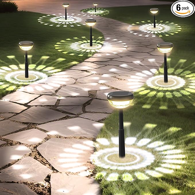 Solar Path Lights, Outdoor Driveway LED