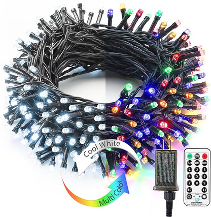 67ft Christmas LED String Lights, Waterproof Timer Lights