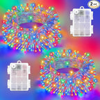 Christmas Fairy Lights, 33ft 100 LED Battery Twinkle Lights