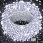 300 LED Christmas Twinkle Lights, 5ft Waterproof for Porch
