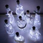 Solar Cork Lights 10-Pack, 10 LED Wine Bottle