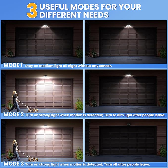 Sleek Solar Patio Lights 4-Pack, Multi-Color LED