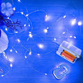 50 LED Christmas Twinkle Lights, 16ft Waterproof for Yard