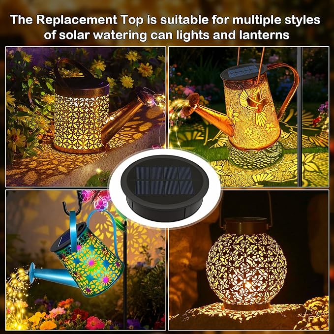Garden Solar Porch Lanterns, Decorative Waterproof LED
