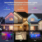 100ft Christmas LED String Lights, Waterproof Timer Lights