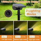 10-Pack Solar Spotlights, Waterproof Yard LED