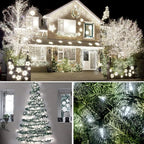Christmas String Lights, 33ft 100 LED Waterproof Twinkle Lights