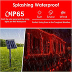 Deck String Lights, 80ft Red LED