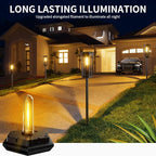6-Pack Solar Path Lights, Outdoor Driveway LED