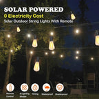 120ft Outdoor Edison String Lights, Weatherproof
