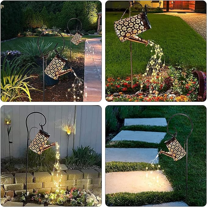 2-Pack Solar Path Lights, Outdoor Yard LED