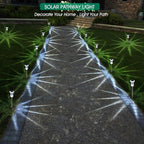 10-Pack Solar Landscape Lights for Driveway