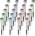 20-Pack Solar Pathway Lights, Waterproof LED Yard Lights