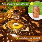 Courtyard Solar Backyard Lanterns, Classic Waterproof LED