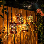 Courtyard Solar Backyard Lanterns, Classic Waterproof LED